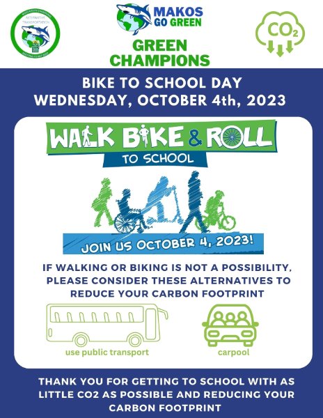 Green Champions- Bike to School Day